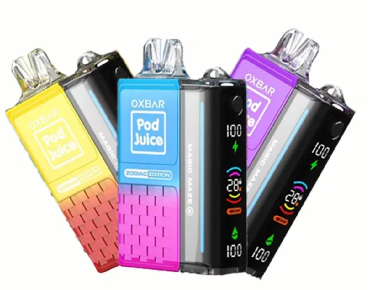 POD JUICE OXBAR DISPOSABLE RECHARGEABLE VAPE [30000] PUFFS